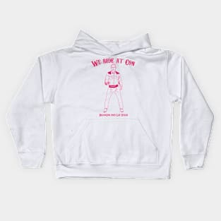 BravoCon 2023 Merch - "We Ride At Con!" Kids Hoodie